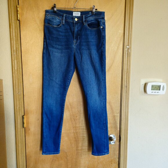 Frame 31 Le High Skinny Jeans Blue - Picture 1 of 9